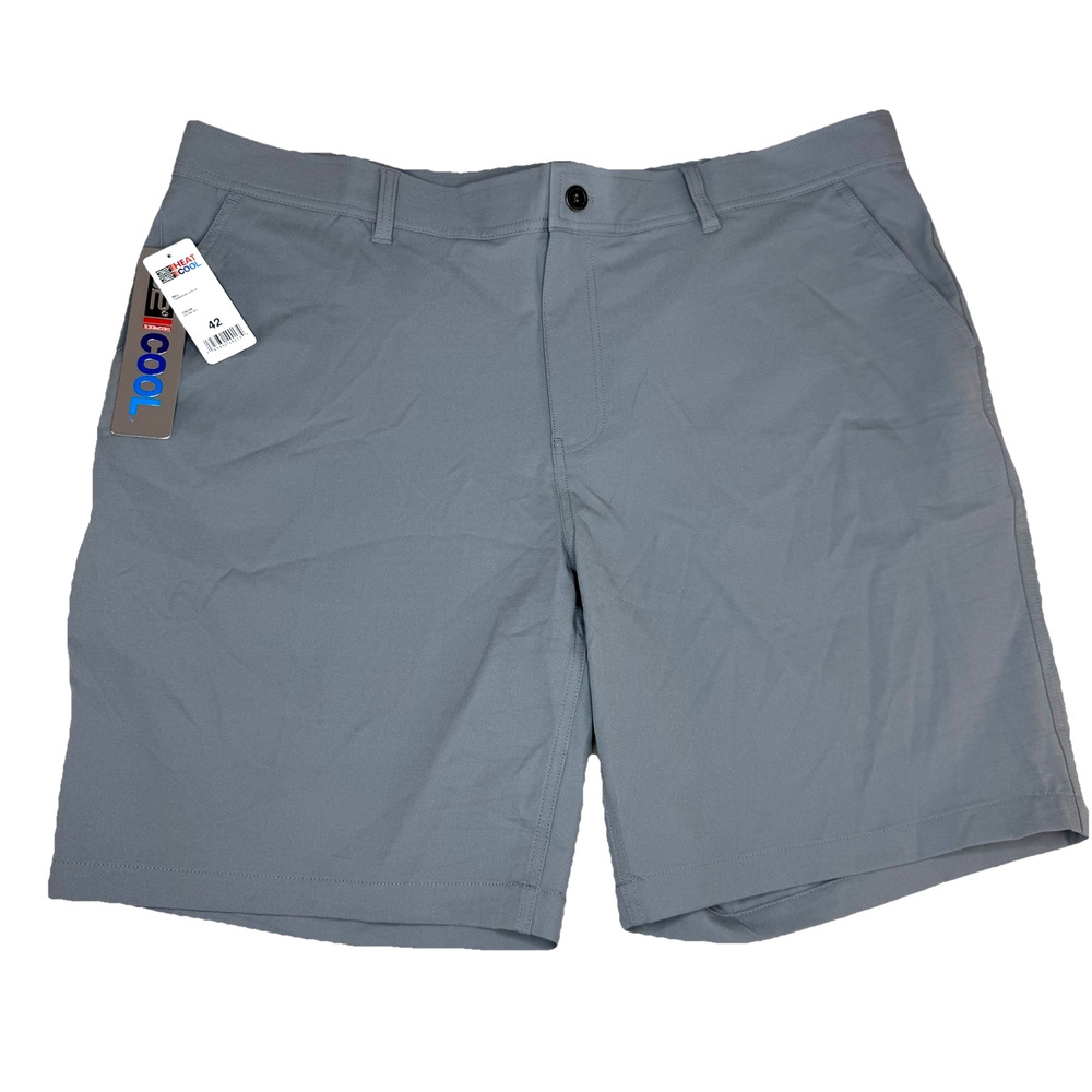 NWT 32 Degrees‎ Cool Chino Shorts Men's Sz 42 Gray Performance Stretch NEW